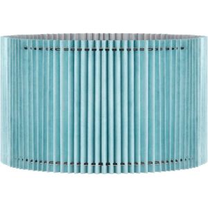 Subzonal-Home Sweet Home Abat-Jour En Papier - Cylindre - Bleu - &Oslash;40 X 20 Cm - Pour Lampadaire - Pour Douille E27 - Pour Salon Et Salle &Agrave; Manger - Neuf