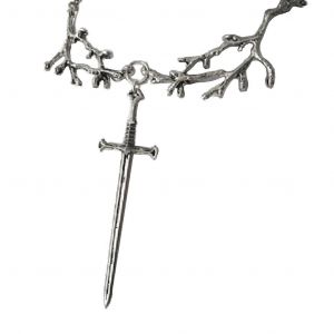 &Eacute;p&eacute;e-Pendentif Clavicule Cha&icirc;ne Goth For&ecirc;t-Bijoux Femmes Hommes Classique-M&eacute;di&eacute;val - Neuf