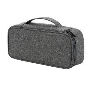 Sac De Rangement D'accessoires Num&eacute;riques Pour T&eacute;l&eacute;phone Portable Multifonctionnel Sac De T&eacute;l&eacute;phone Portable U Disk Charging Treasure Sac De Rangement De C&acirc;ble De Donn&eacute;es De Disque Dur Mobile Gris Fonc&eacute;,Grand - Neuf