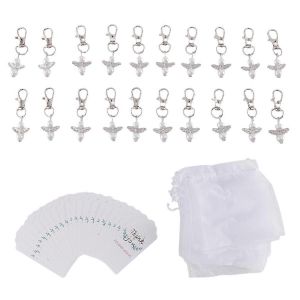 Ange gardien porte-clés,20Pcs Party Favors Mariage pour les filles cadeau - Neuf