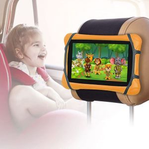 Support D'appui-T&ecirc;te De Voiture En Silicone, Pivotant &Agrave; 360&deg;, De 7 &Agrave; 10,5 Pouces, Compatible Avec Ipad, Ipad Mini/Air/Pro, Samsung Galaxy Tab, Huawei Mediapad, Iphone, T&eacute;l&eacute;phones Portables Et Autres - Neuf