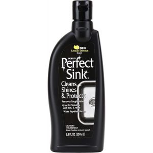 Perfect Nettoyant et polissage pour évier - Rénovateur - Élimine les taches - Fonte, corian, composite, acrylique - 25 ml - Neuf