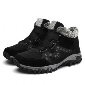 Bottines Pour Hommes / Femmes Avec Doublure Chaude Et Semelle En Caoutchouc Antid&eacute;rapante D'hiver Approvisionnement 40,Pieds Noir - Neuf