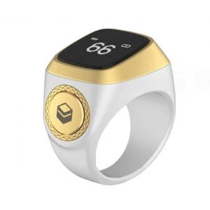 Bague Connect&eacute;e 023 - 20 Mm, Bluetooth, &Eacute;cran Oled, Alertes Par Vibration, Acier Inoxydable - Neuf