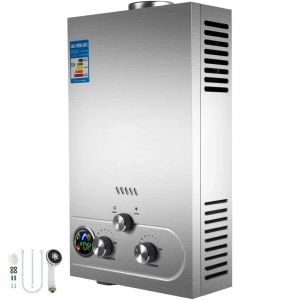 Chauffe-Eau SIHAO Au Gpl 16 L Mat&eacute;riaux De Haute Qualit&eacute; Multiples Dispositifs De S&eacute;curit&eacute; - Neuf