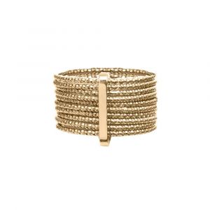 Bague Semainier Argent Dor&eacute; - Neuf