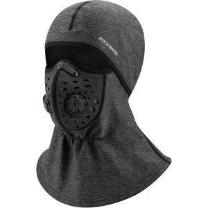 Cagoule Polaire Avec Filtres Tour De Cou Coupe-Vent Thermique Respirant Motif/Filtre Pour Moto Vélo Ski Balaclava Hiver Homme Femme Noir Gris Vert - Neuf