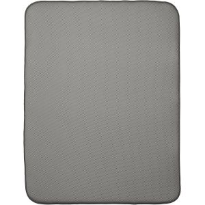Idesign Idry Tapis De Sechage, Petit Tapis Égouttoir Vaisselle En Polyester, Tapis Évier Fin Pour Un Séchage Rapide Des Assiettes, Noir/Blanc - Neuf