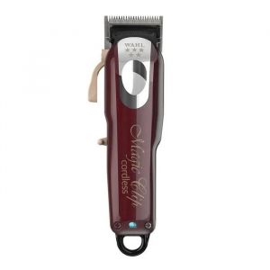 Tondeuse &Agrave; Cheveux - Wahl - Magic Clip - Sans Fil - Rouge - 8 Peignes Inclus - Neuf