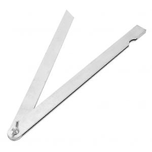 Travail du bois pliable en acier au carbone jauge d'angle règle de ligne règle d'angle universelle (300mm) - Neuf