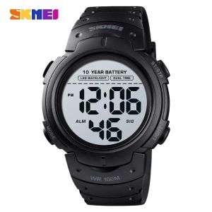 Skmei 1560 Sport Montres Numériques Pour Hommes Étanche Chronomètre Électronique Hommes Montre Rétro-Éclairage Alarme Reloj Masculino 1251black - Neuf