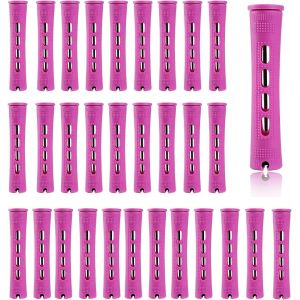 KAL-Pièces Permanente Pour Cheveux Longs Et Courts U2013 Bigoudis Cheveux Grand De 0,74 Pouce, Tige De Bigoudis Diy Pour Coiffures Naturels, Tiges De Perm Pour Domicile Ou Coiffure Salon - Neuf