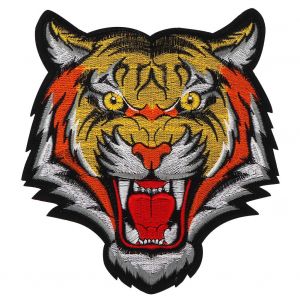Patch Brode Tete De Tigre, Autocollant En Tissu, Accessoires Pour Vetements (Illustre Comme Sur La Photo) - Neuf