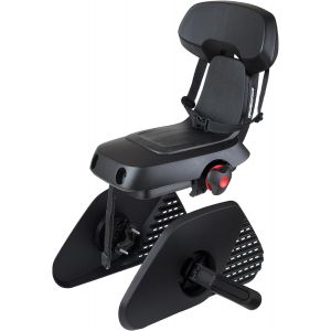 Subzonal-Guppy Junior Amz All Black 8636100027 Si&egrave;ge V&eacute;lo Arri&egrave;re Pour Enfants &Acirc;ge 6+, Taille 1,10m+, Max 35kg, Si&egrave;ge Enfant V&eacute;lo, Repose-Pieds Pliables, Protecteur De Roue, Pour Porte-Bagages,Noir - Neuf