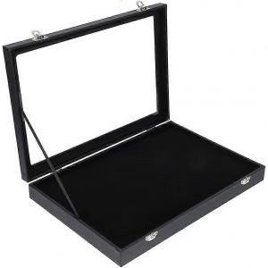 Vitrine De Rangement De Broche En Verre Avec &Eacute;pingle Sup&eacute;rieure En Verre Bo&icirc;te &Agrave; Bijoux Organisateur De Bo&icirc;te &Agrave; Bijoux Plateau De Bijoux Empilable Compatible Avec Les Objets De Collection De Broche En - Neuf