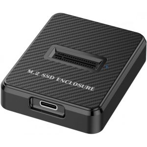 Bo&icirc;tier PCBA Externe Vertical pour Station d'accueil USB 3.0 USB-C Type-C vers NVME M-Key M.2 NGFF SATA SSD Chipset RTL9210B - Neuf