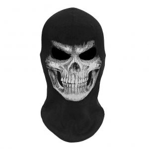 Masque De Cagoule Squelette - Effrayant 3d Halloween Fantôme Cosplay Costume Masque De Fête - Neuf