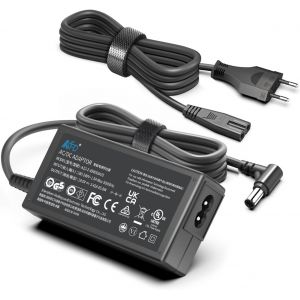 19V 65W Alimentation Chargeur pour Samsung Odyssey G5 G51C 27"" 32"" 34"" C27G54TQBU S27CG510EU Curved Gaming Monitor Adapter C32G55 C34G55 CH71 C27H711QEN Ultra Wide Monitor TV AC DC AC Adapateur - Neuf