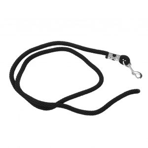 Longe D'entrainement Robuste Pour Chevaux Avec Mousqueton Noir - Neuf