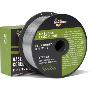 0,8 mm 1 kg de fil de soudure MIG-D100 1 rouleau de fil fourré sans gaz pour poste à souder MIG/MAG FLUX,E71T-GS - Neuf