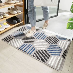 (1 Paquet) Paillasson D'intérieur, Tapis Super Absorbant Pour Entrée, Tapis De Porte D'entrée Antidérapant, Lavable, Résistant À La Saleté, Tapis D'entrée 24"" X 36 - Neuf