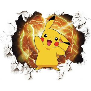 Sticker mural 3D pour adolescents,décalcomanie murale amovible autocollante pour chambre d'enfant - Neuf