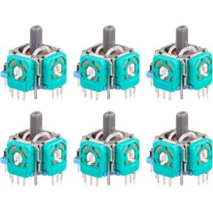 6-Pack Joystick Analogique De Remplacement 3D Pour Manette Ps4 Dualshock 4 Xbox One Manette Sans Fil Xbox Elite[J250] - Neuf