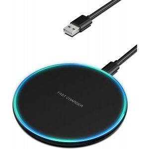 Sjzg-15w Chargeur Sans Fil, Wireless Charger Avec 16/15/14/13/12 Pro Max Mini, Samsung Galaxy S25/S24/S23/S22/S21/Note 20, Huawei, Xiaomi &iquest; Chargeur &Agrave; Induction ... - Neuf