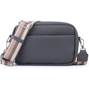 Sac À Bandoulière En Cuir Pour Femme - Sac À Main Pour Appareil Photo - Petit Sac À Bandoulière Avec Large Bandoulière Réglable Et Amovible - Noir, Beige, Blanc[H2498] - Neuf