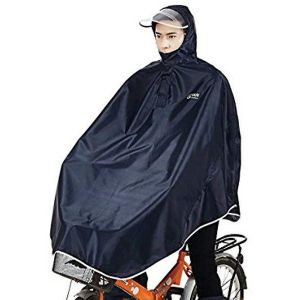 Poncho De Pluie Imperm&eacute;able Avec Capuche Pour Camping Et V&eacute;lo - L&eacute;ger, R&eacute;fl&eacute;chissant, Couverture Compl&egrave;te Pour Les Aventures En Plein Air - Neuf
