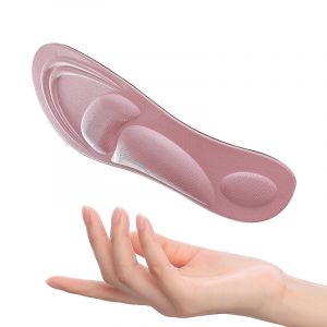 4 Paires De Semelles Orthop&eacute;diques En Mousse M&eacute;moire, Soutien De L'arche Plantaire Plat, Respirantes, &Eacute;lastiques, Anti-Choc, Taille 35-40 (Longueur 25 Cm) - Neuf