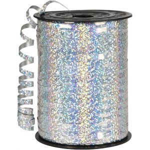 Mevronisshop-457m Ruban Argent&eacute; 5mm Largeur,Ruban Boucl&eacute; Pour Ballon Anneau Bouquets Couture N?Uds Brillant M&eacute;tallique,Emballage De Cadeaux,Accessoire D&eacute;coration Bricolage,Pour Mariage Anniversaire N - Neuf