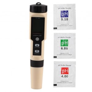 XYONG Testeur de qualite de l'eau portable, detecteur de temperature, de pH, d'ORP et d'H2, 4 en 1 - Neuf