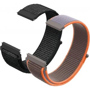Kal-Bracelet De Montre En Nylon - 20 Mm - 22 Mm - Fermeture Rapide - Pour Homme Et Femme - Bracelet De Rechange Réglable Et Respirant - En Tissu Sport - Neuf