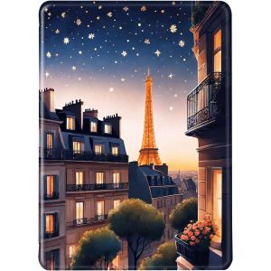 Coque Pour Kindle Paperwhite 12E G&eacute;n&eacute;ration 2024 Housse Flip Silicone Housse Kindle Colorsoft R&eacute;veil Auto Ou Sommeil Pu Tpu Case Livre Lumineux Jolie Femme Motif Signature Edition [KIN910720] - Neuf