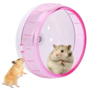 Roues D'exercice Silencieuses Pour Hamsters,Gerbilles Et Souris. Roues De Course Silencieuses Avec Support R&eacute;glable. - Neuf