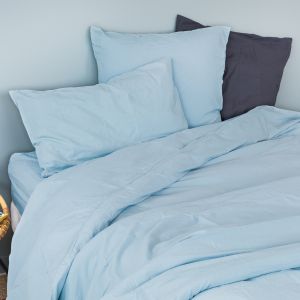 Taie D'oreiller En Coton Lav&eacute; - Neuf