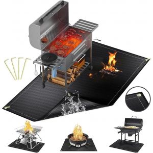 Ulteronixshop-Tapis de protection pour barbecue, base ignifuge, 182 x 115 cm, r&eacute;sistant &agrave; l'eau et &agrave; l'huile, multi-usages - Neuf