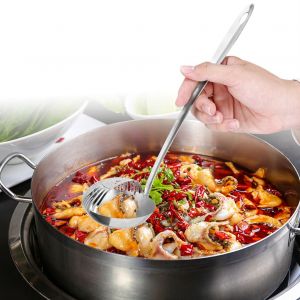 Hjlian Cuillere A Soupe Passoire Passoire A Long Manche Filtre En Acier Inoxydable Cuisine - Neuf