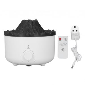 Hjlian Humidificateur D'aromatherapie Volcanique, Humidificateur D'huiles Essentielles A Ultrasons, Diffuseur D'aromes Pour La Maison Et Le Bureau, Prise Britannique - Neuf
