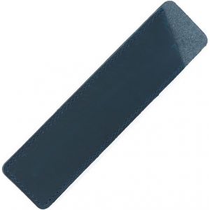 Chenquansarl-Trousse En Cuir Faite À La Main Avec Porte-Stylos B Auté Motif Crazy Horse Bleu - Neuf