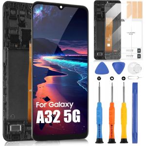 Pour Samsung Galaxy A32 5g Lcd &Eacute;cran Pour Samsung A32 5g A326 Sm-A326b Lcd Ecran Complet Lcd Display Replacement Digitizer Assembly Avec R&eacute;paration Kit (Non Pour A32 4g E A326u E A33) - Neuf