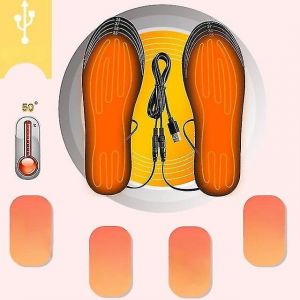 Semelles Chauffantes Rechargeables Usb Pour Hommes Et Femmes &iquest; Chauffe-Pieds En Fibre De Carbone Pour Le Ski Et Les Activit&eacute;s De Plein Air - Neuf