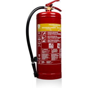 VornixorSarlshopExtincteur Mousse - 6 L - pour Feux AB - Adapt&eacute; pour Bureaux et domiciles - Support Inclus - FEX-15266 - Neuf
