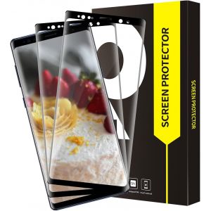 Kal-Lot De 2 Films De Protection D'écran En Verre Blindé Pour Samsung Galaxy Note 9, Dureté 9h, Sensitive Touch, Pas De Bulles, Couverture Complète 3d, 0,33 Mm, Ultra Transparent Samsung Note 9 - Neuf
