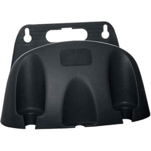 2025 - Collier de serrage mural pour tuyau d'arrosage, crochet de rangement noir, support mural de jardin antirouille, support mural, tuyau d'arrosage - Neuf