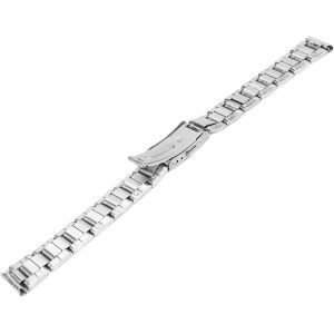 Kal-Bracelet De Montre En Acier Inoxydable, Double Boutons, Bracelet De Montre En Métal Antirouille Pour Femme - Neuf