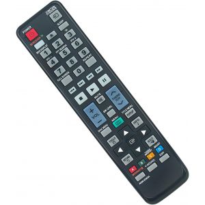 AH59-02303A Télécommande de Remplacement --fit pour Samsung BLU-Ray Disc Player AH5902303A télécommande HT-C5200 HT-C9959W HT-C5800 HT-C5900 HT-C6730 HT-C6500 HT-C9930 - Neuf