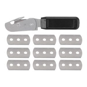 Couteau Manuel De Découpeuse De Papier À Dos De Vinyle Pour La Teinture De Voiture Et Le Papier De Support Avec 10 Lames Supplémentaires - Neuf