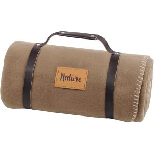 Kalanka-- Plaid - Couverture Polaire Dawson - Taupe - Taille 130 X 150 Cm - Grand Plaid Doux Et Chaud Pour Canapé Ou Chambre - Jeté De Lit - Idéal Pour Maison Et Pique-Nique - Neuf